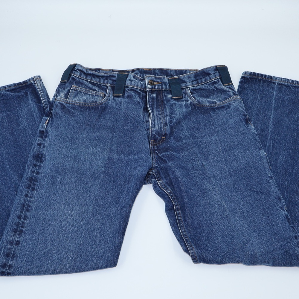 Kitanica Mens Tactical Denim Jeans Made in USA Dark Wash Straight Leg Size 36x30